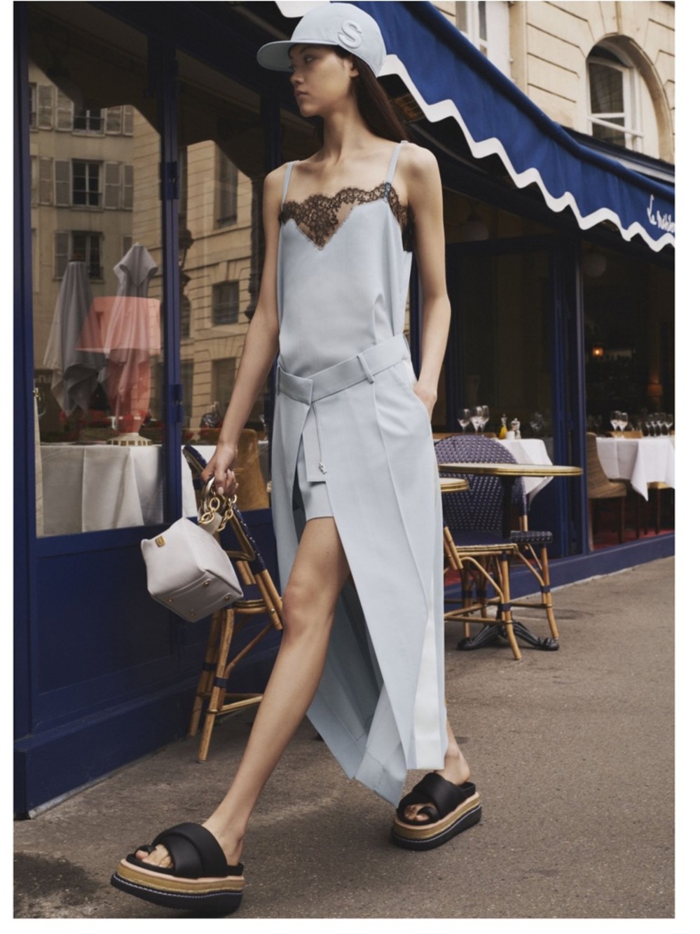 Sacai slip dress